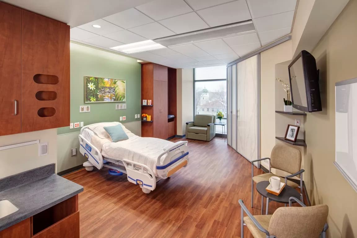 Modern medical facility interior